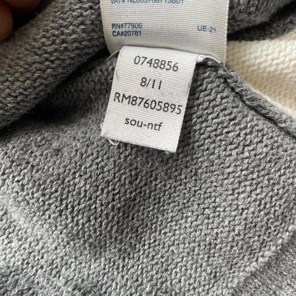 Grey & White Tommy Hilfiger Quarter-Zip Sweater - Picture 5 of 5